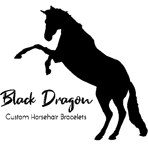 Black Dragon Custom Horsehair Bracelets
