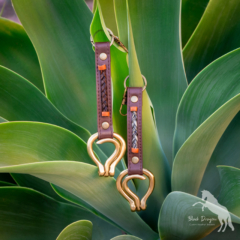 Leather Horsehair Clip-On Hoof Pick