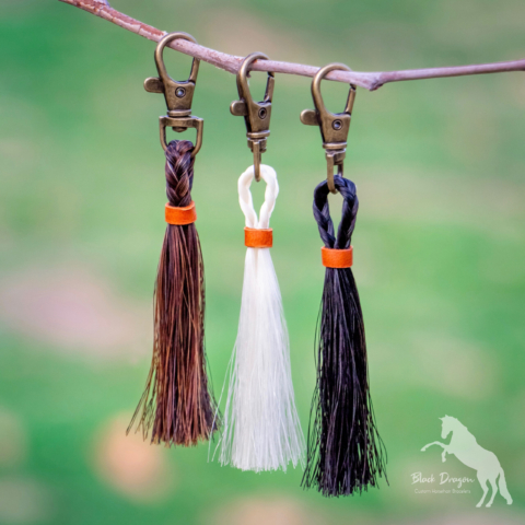 Horsehair Tassel Keychain