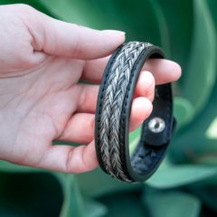 Leather Horsehair Bracelet