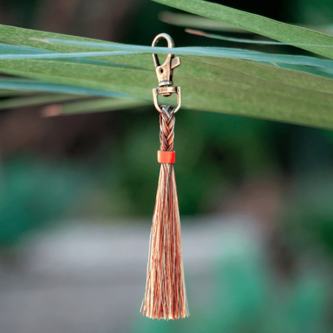Horsehair Tassel Keychain