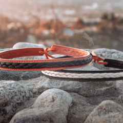 Adjustable Leather Horsehair Hat Bands