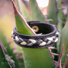 Leather Horsehair Bracelet