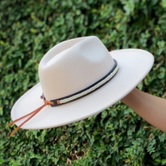 Adjustable Leather Horsehair Hat Bands