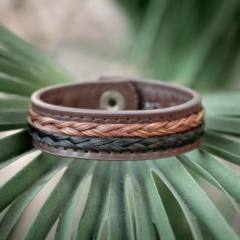 Leather Horsehair Bracelet