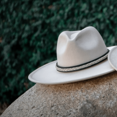 Adjustable Leather Horsehair Hat Bands